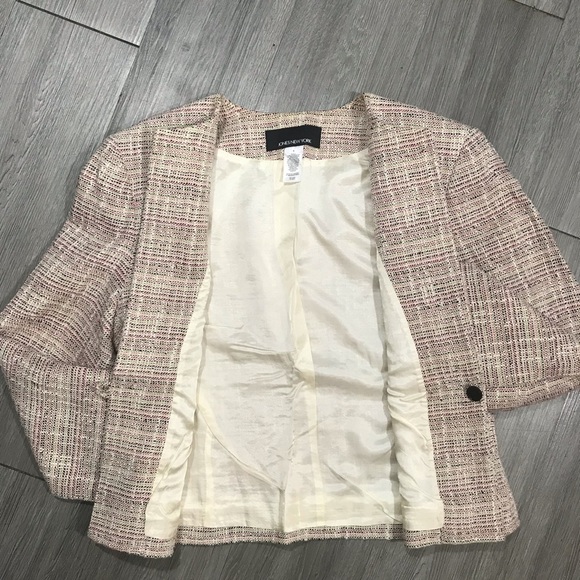Jones New York Bright Tweed 3/4 Jacket size 8 - Picture 4 of 7
